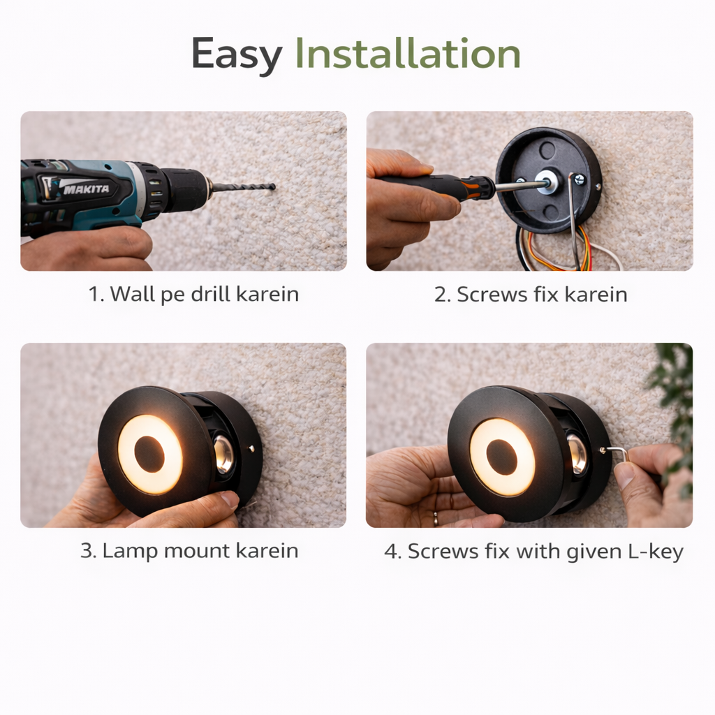 modern garden wall lighting fixture exterior porch illumination design