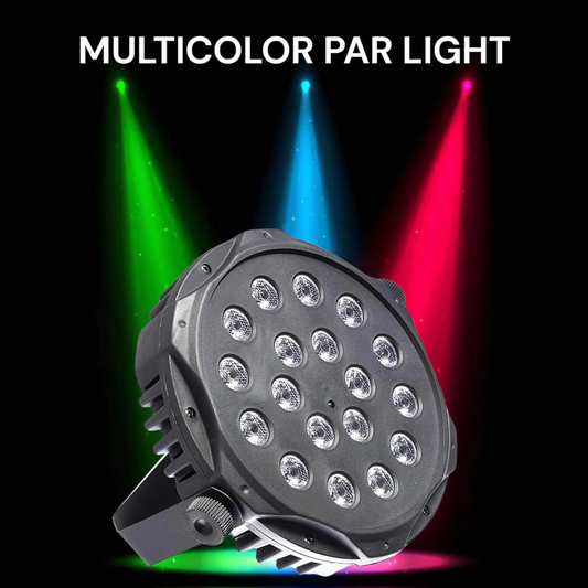 18 LED Multi Color Stage Light with Remote Control