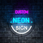 Personalized Your Name Custom Dual Color LED Neon Sign