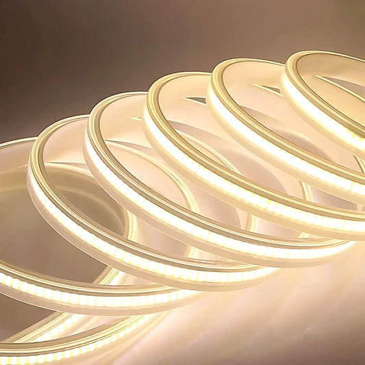 High-density 288 LEDs/m neon strip for interior decoration.