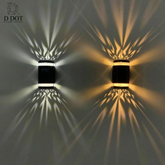 Large Outdoor Solar LED Wall Light - Bright, Energy-Efficient Lighting for Patios, Gardens, and Driveways