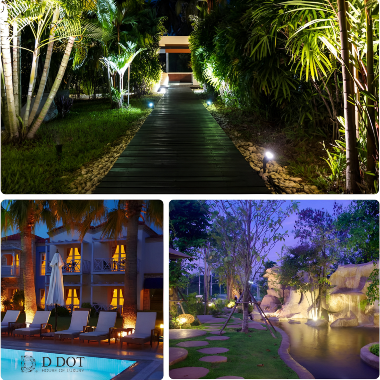 LED Outdoor Garden Spot Light - Durable Aluminium Body for Reliable Outdoor Lighting