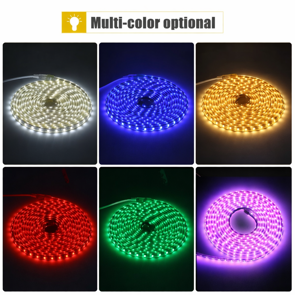 "Energy-efficient LED rope lights with heart cutouts for modern spaces."