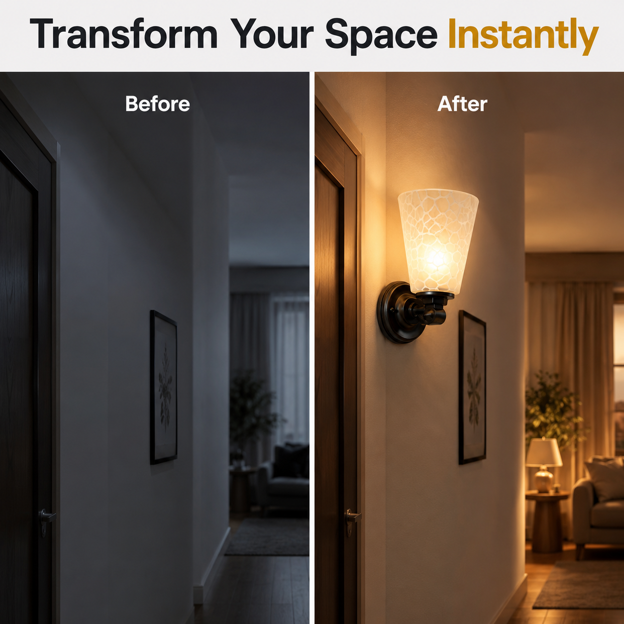 Modern Wall Sconce Bedroom & Living Room Light