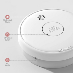 Fire Alarm Detector for Home Office Security Photoelectric Smoke Alarm