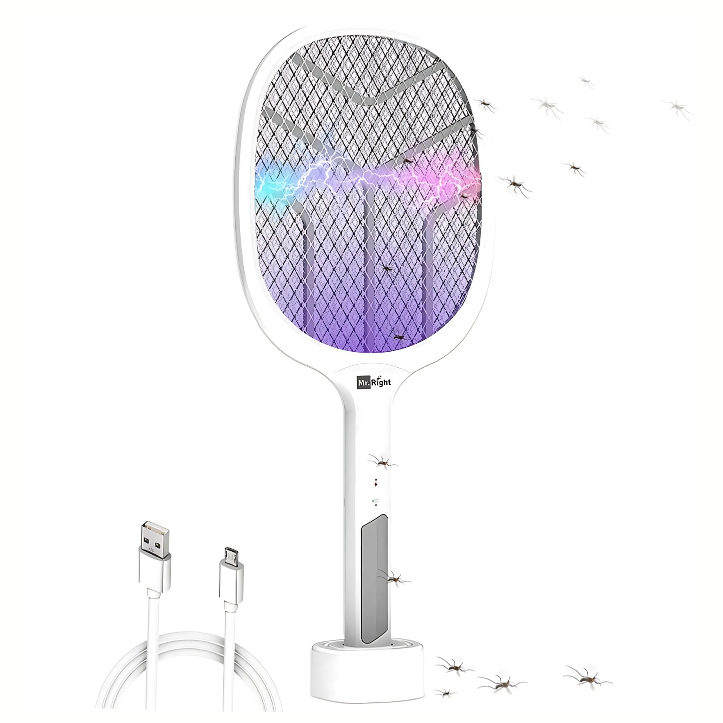 Portable Rechargeable Mosquito Zapper Racket