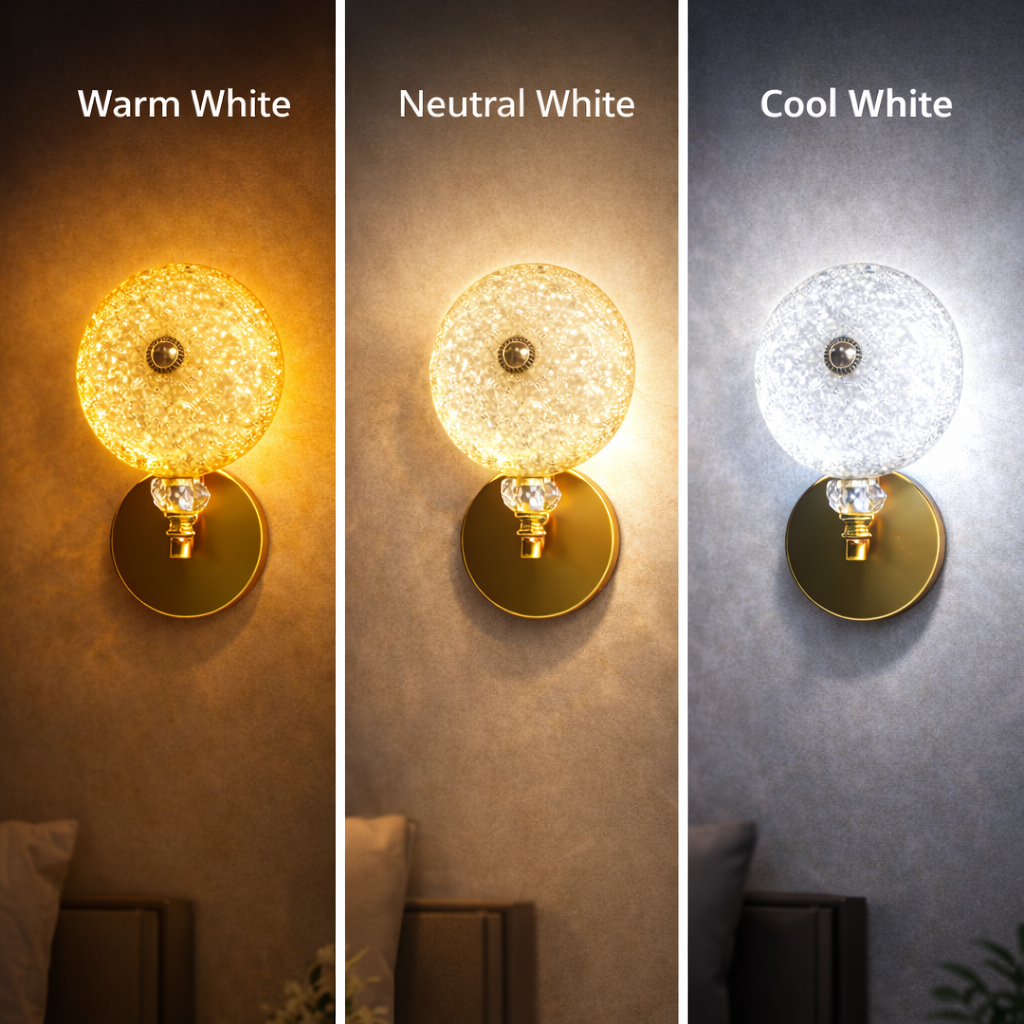 Wall sconce installation process showing base mounting and wiring