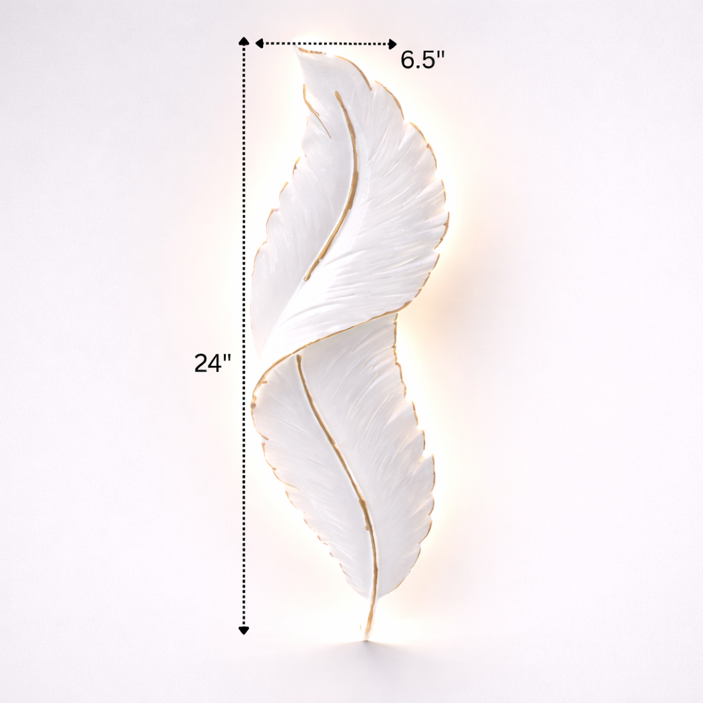 Contemporary vertical LED wall sconce design