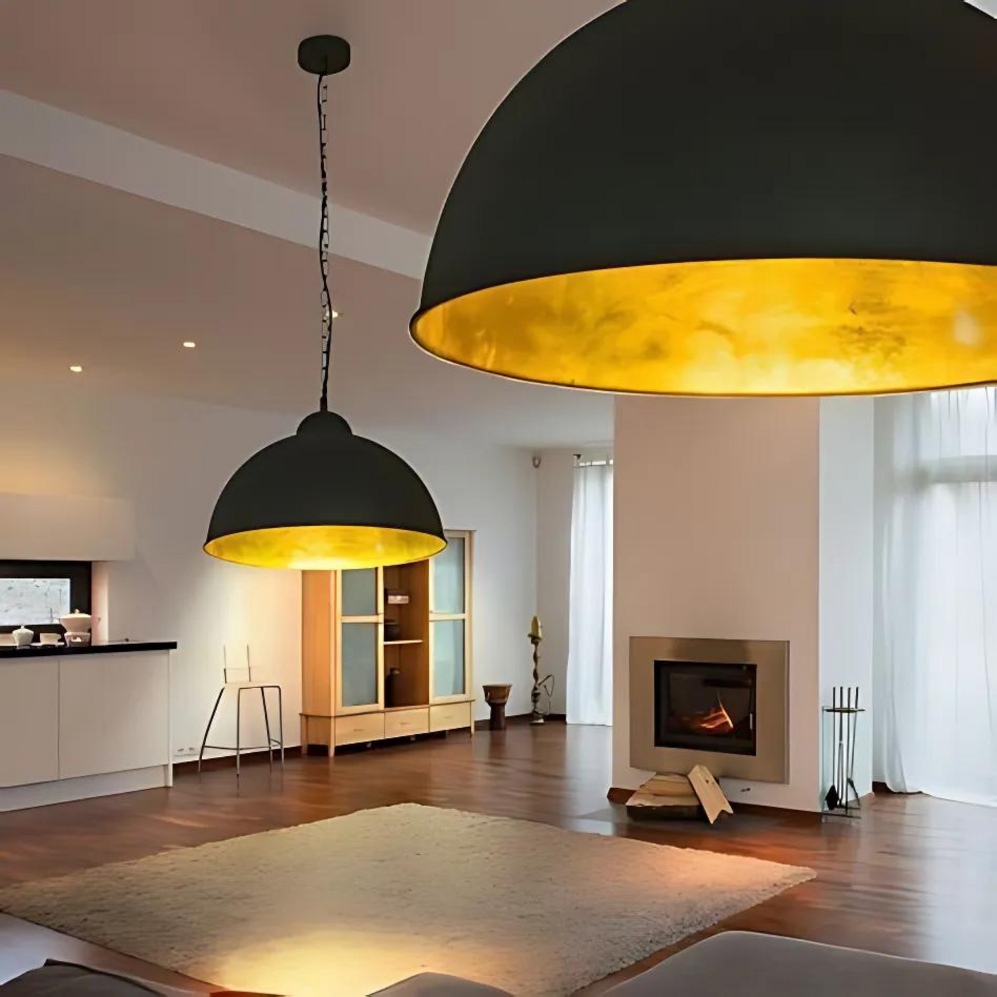 Black Pendant Light Shade for Modern Interiors