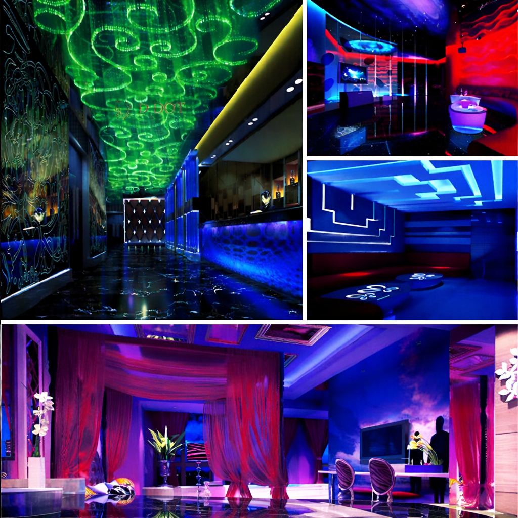 "Bright multicolor LED strip ideal for indoor and outdoor lighting."