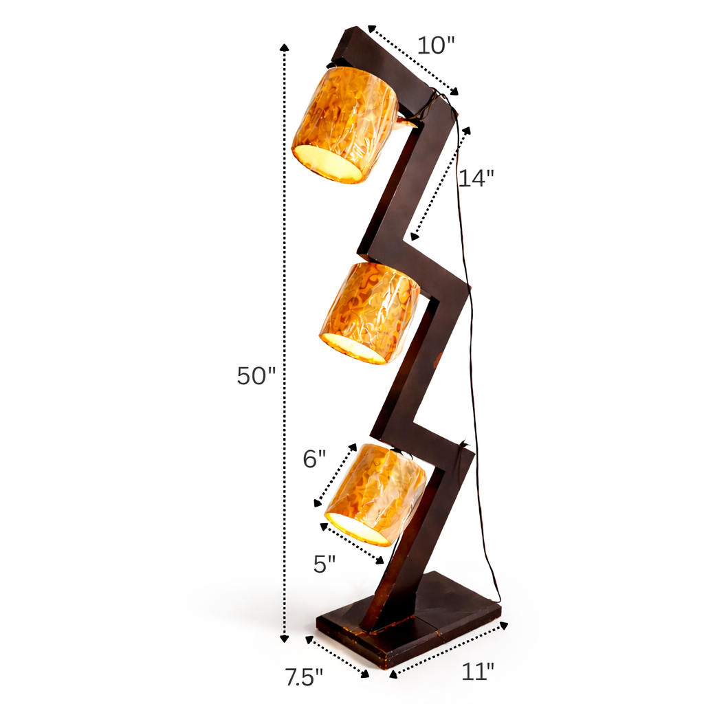 Contemporary floor lamp for living room ambient lighting