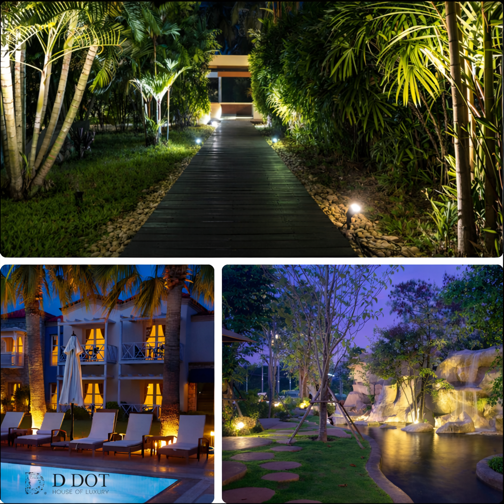 “Durable and rust-resistant outdoor spotlight with COB LED technology for outdoor use.”