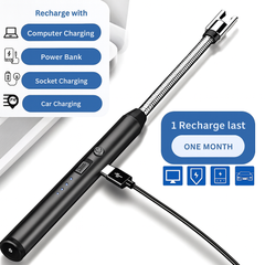 Rechargeable electric lighter with USB charging and long battery life
