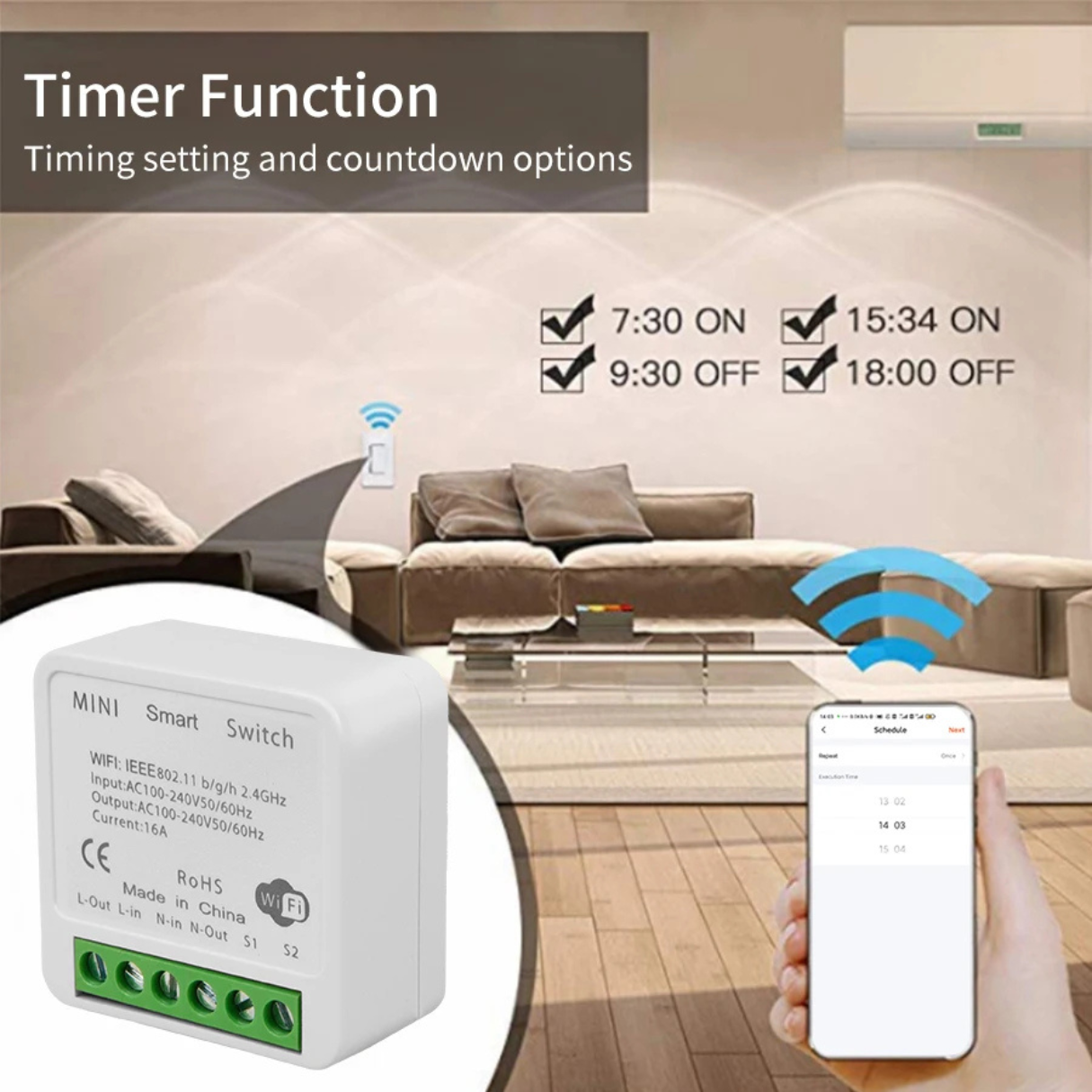 Wireless Smart Plug for Home Automation – Works with Alexa, Google & SmartLife App