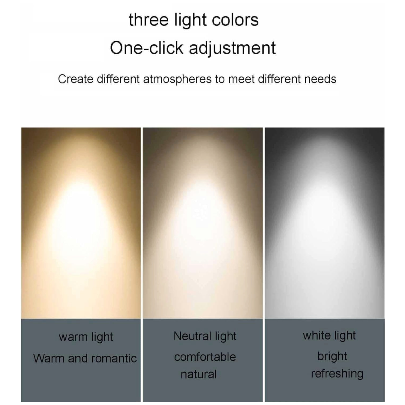 LED Wall Light with Gold Deer Accent, Diamond-Shaped Frame, 3-Colour Modes