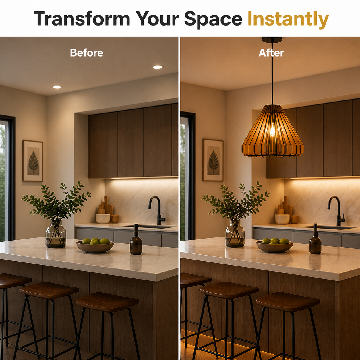 warm ambient pendant light for dining room lighting setup