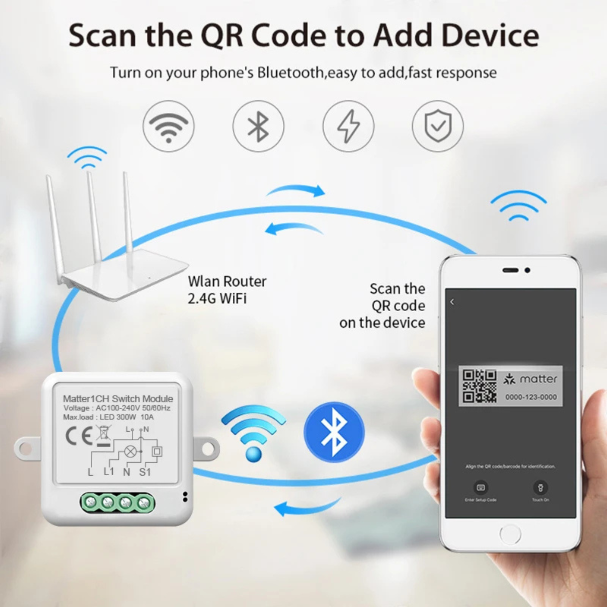 Wireless Smart Plug for Home Automation – Works with Alexa, Google & SmartLife App