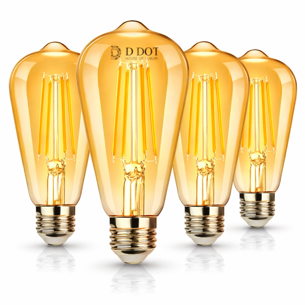 Vintage LED filament bulb for luxury home lighting
