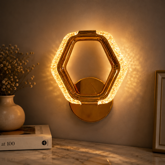 Modern Crystal LED Wall Sconce Light for Luxury Interiors