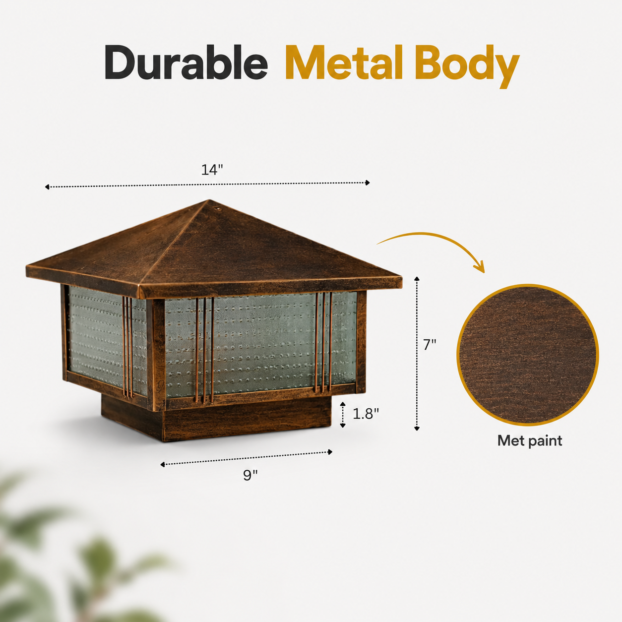 Garden shed with dimensions and material details on a white background