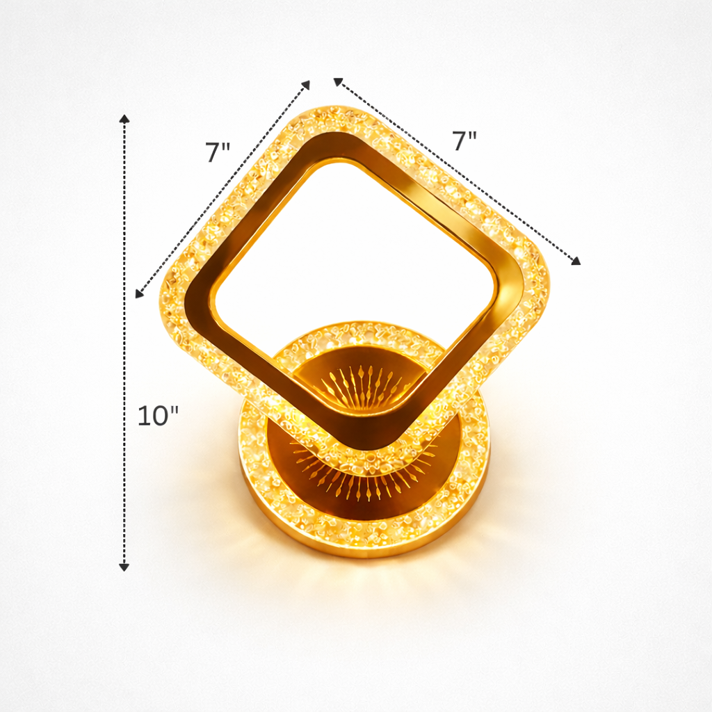 Luxury crystal wall light for living room décor