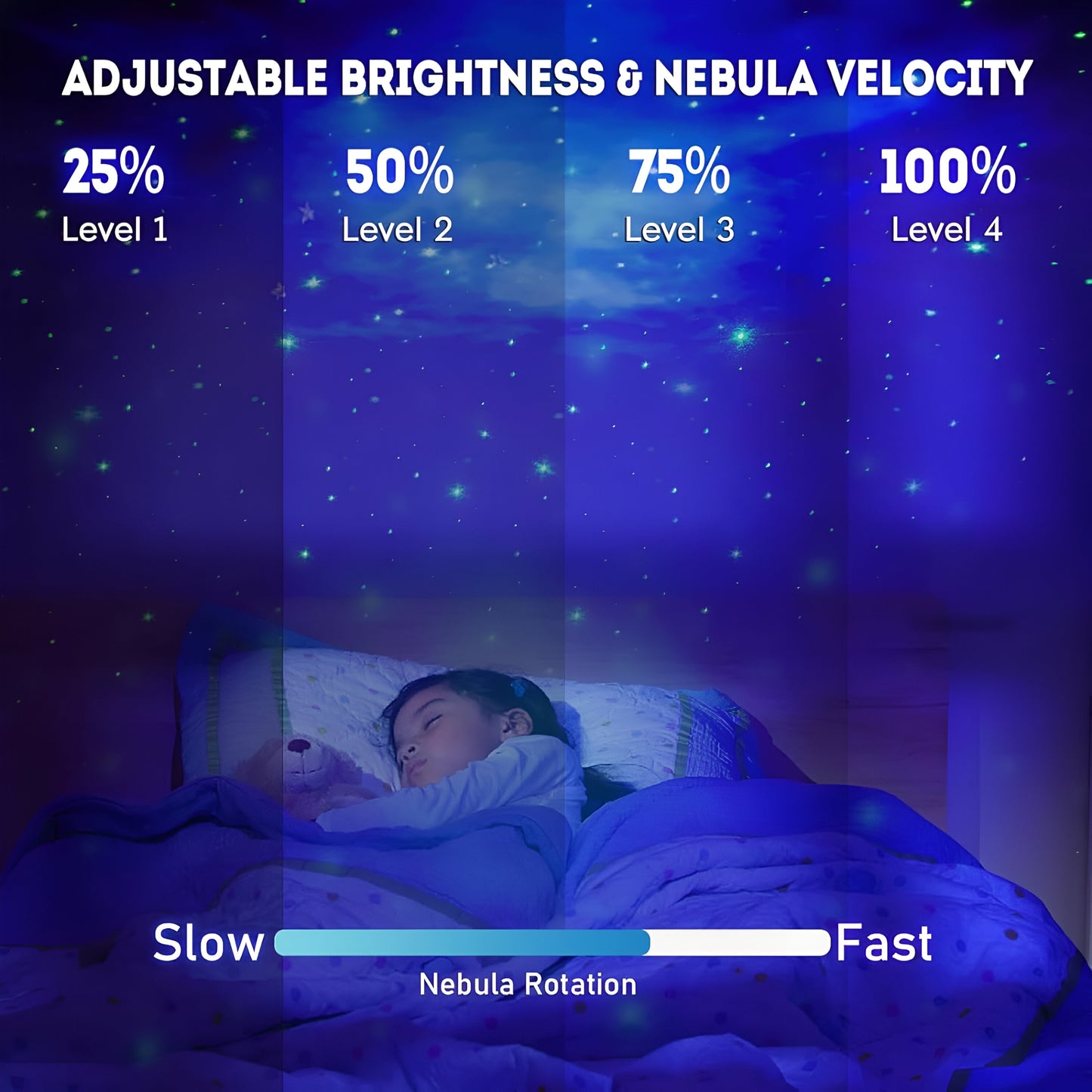 Astronaut Galaxy LED Projector - Starry Sky Night Light for a Magical Experience