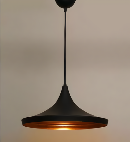"Vintage Metal Tulip Round Pendant Ceiling Lamp - Retro Hanging Light Fixture"