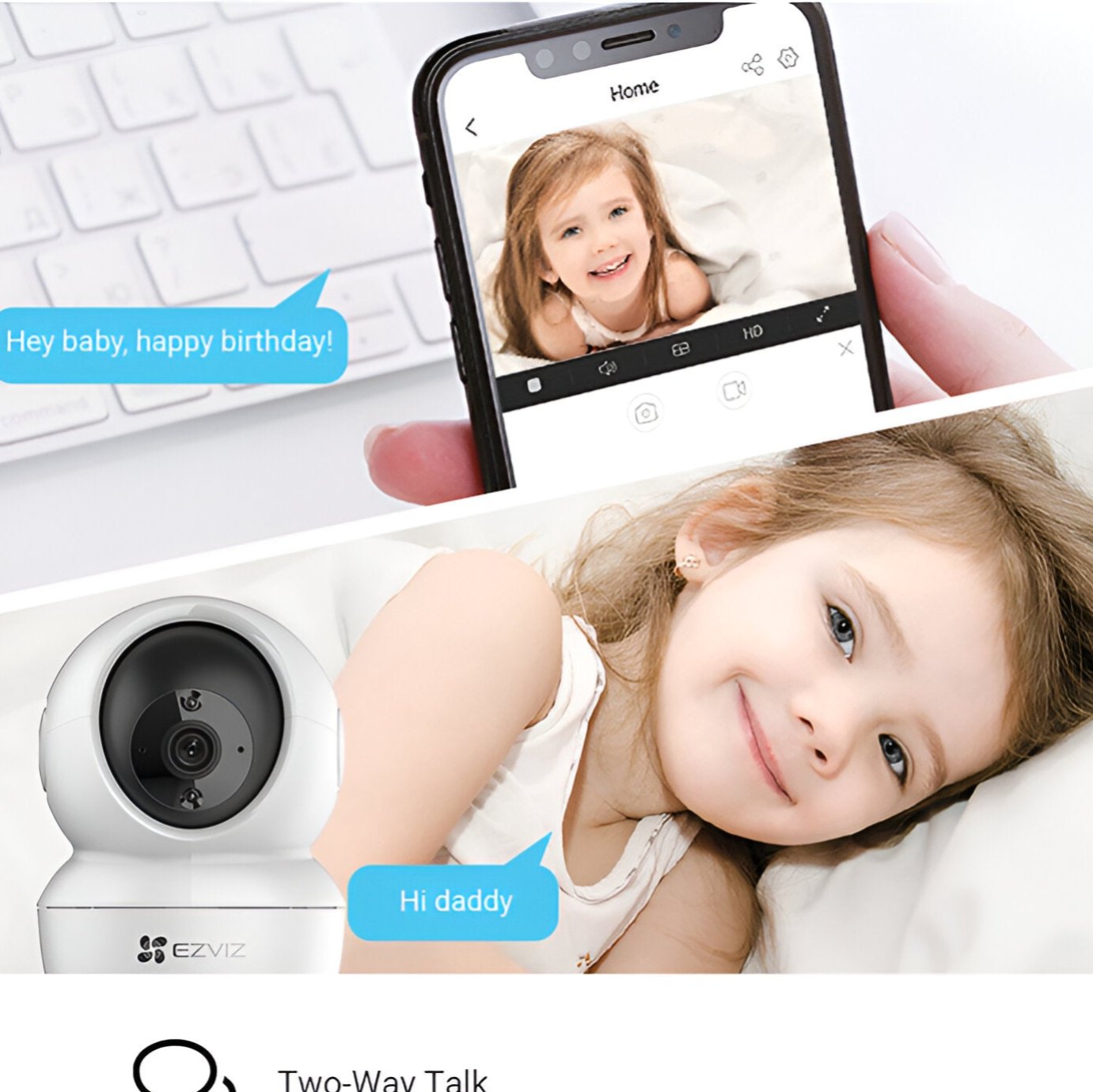 Ezviz C6N 1080P Smart Home Camera - High-Definition Security and Monitoring