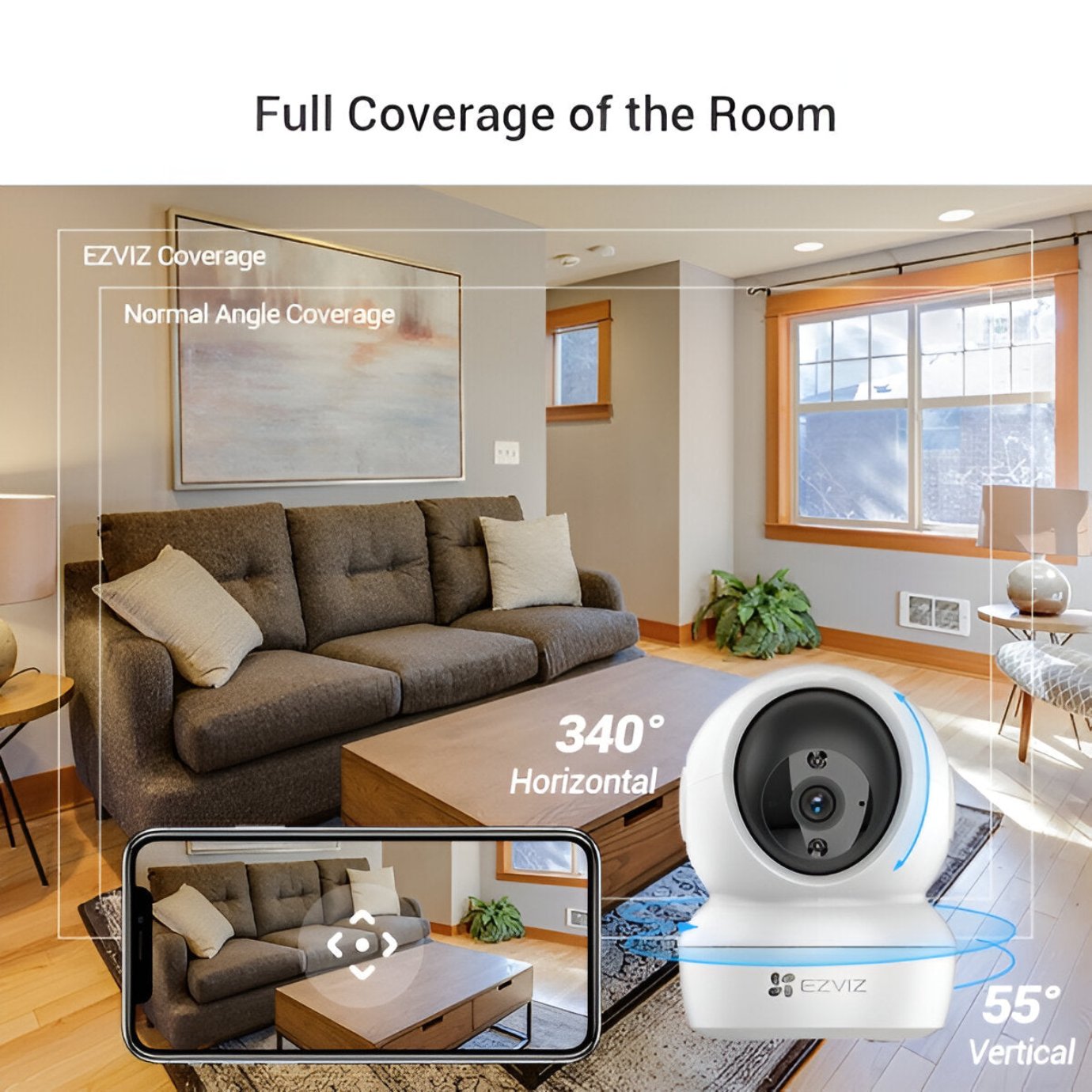 Ezviz C6N 1080P Smart Home Camera - High-Definition Security and Monitoring