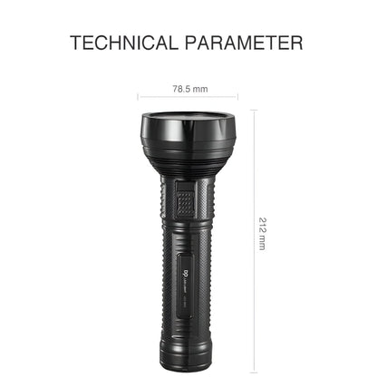 DP Rechargeable Flashlight Torch - High-Performance, Portable Lighting Solution