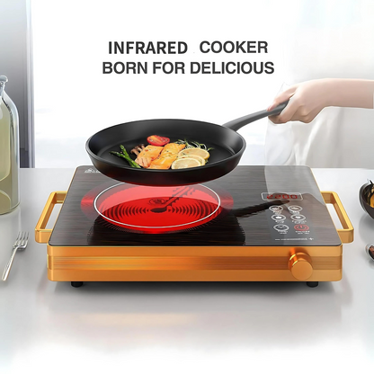 Infrared Electric Stove with Overheat Protection – Portable Room Stove