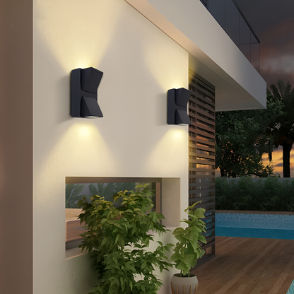 K-Shaped Wall Light - Contemporary Indoor and Outdoor Lighting Solution