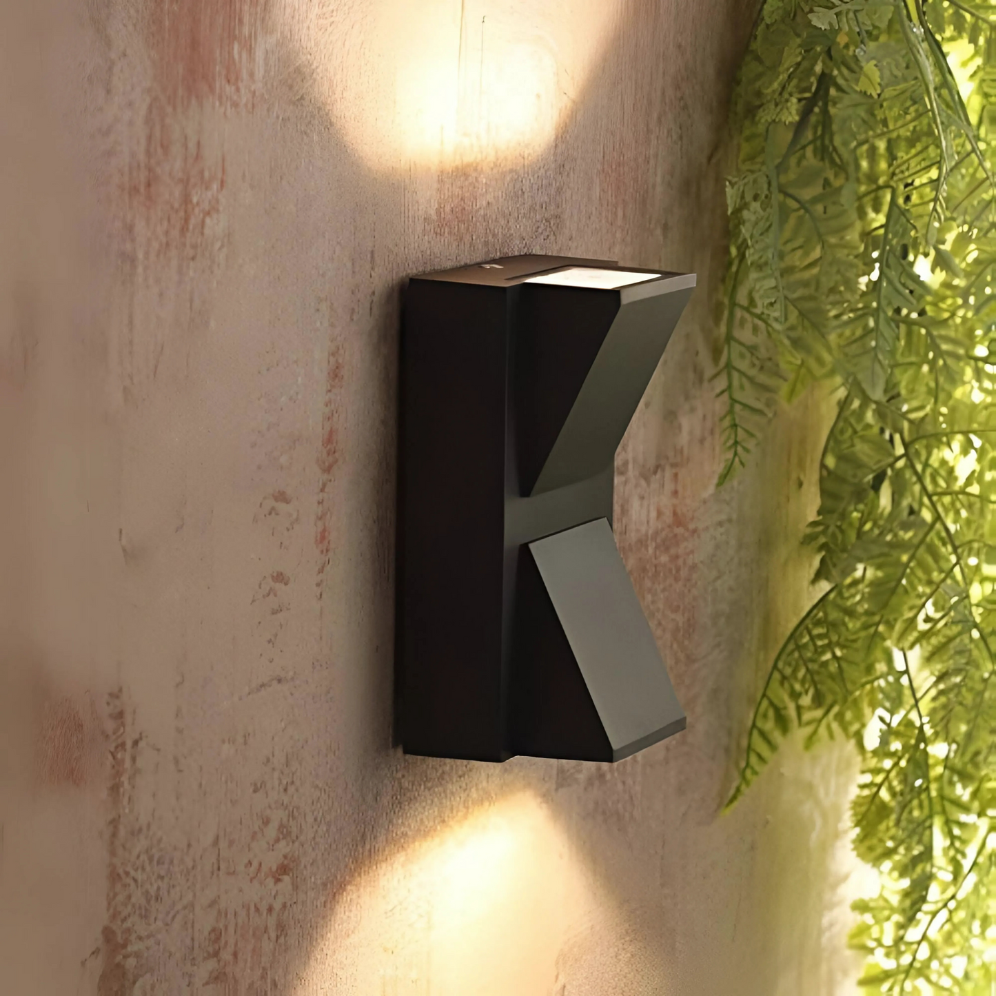 1+1 Waterproof K-Shaped Wall Light