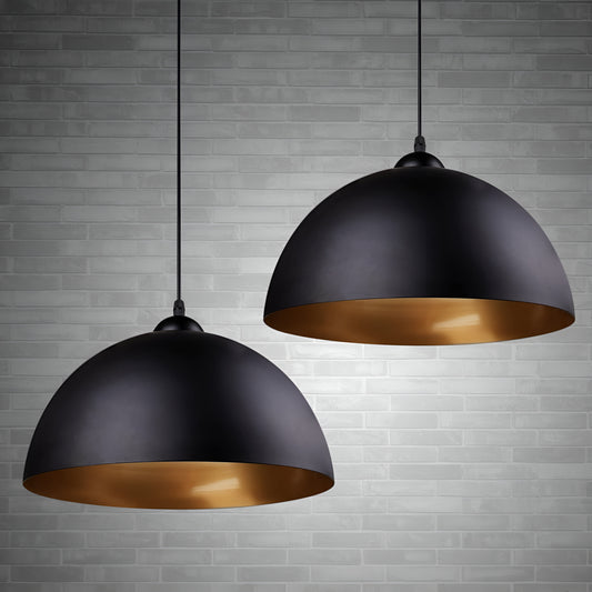 Lampshades for Ceiling Lights - Industrial Light Shade Ceiling Black Pendant Light