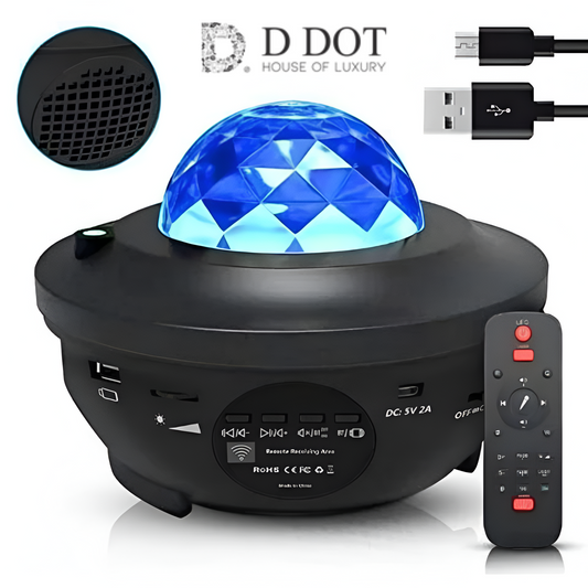 3-in-1 Galaxy Light Projector & Bluetooth Speaker | Star Light for Nursery, Bedroom, Parties, & Weddings | Shop Now on Shopify