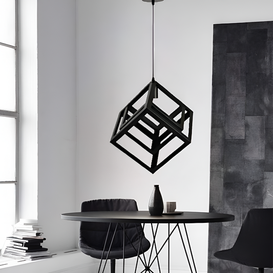 Tripple Cube Metal Pendent Lamp