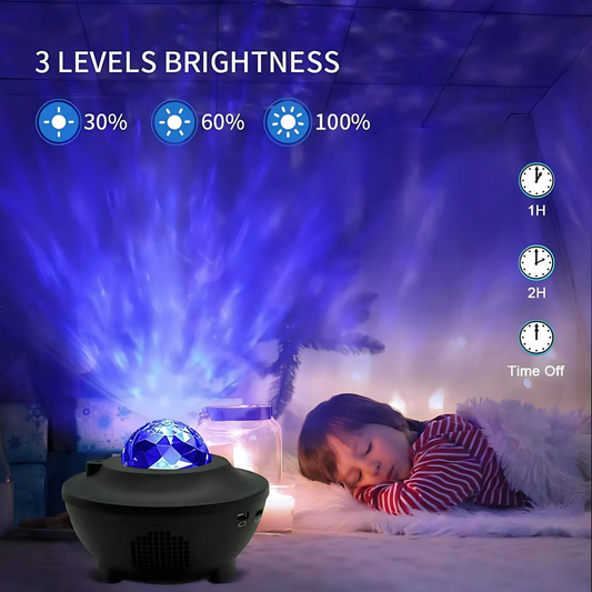 3-in-1 Galaxy Light Projector & Bluetooth Speaker