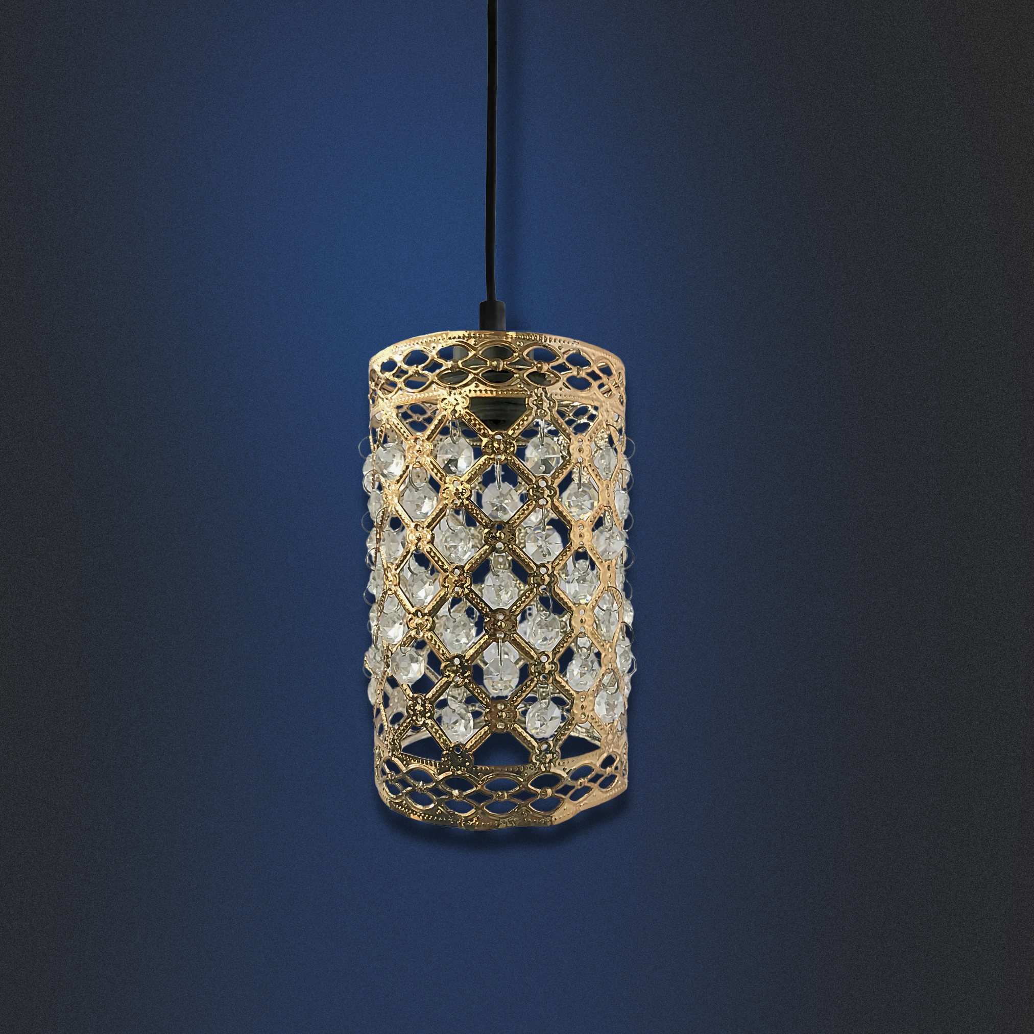 3-Lights Round Cluster Cylinder Chandelier