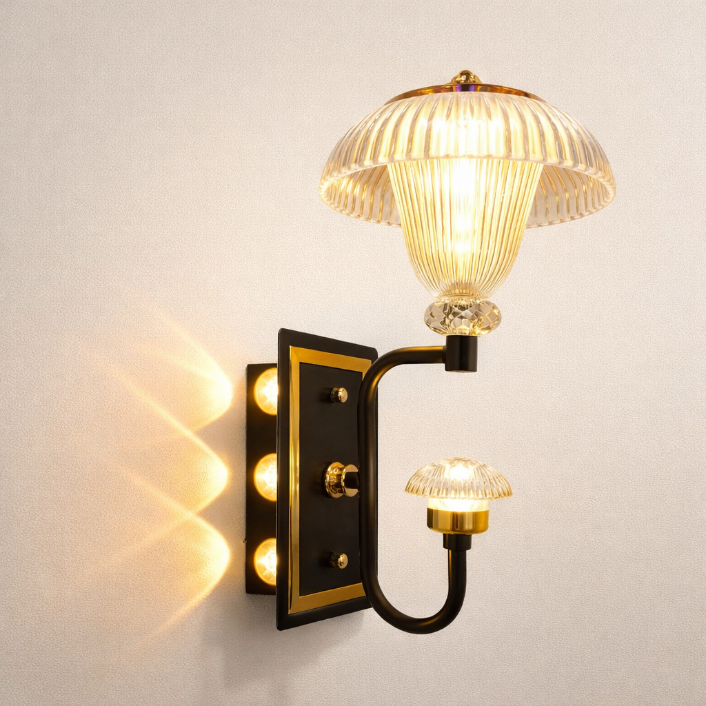Luxury wall light fixture for bedroom ambient lighting