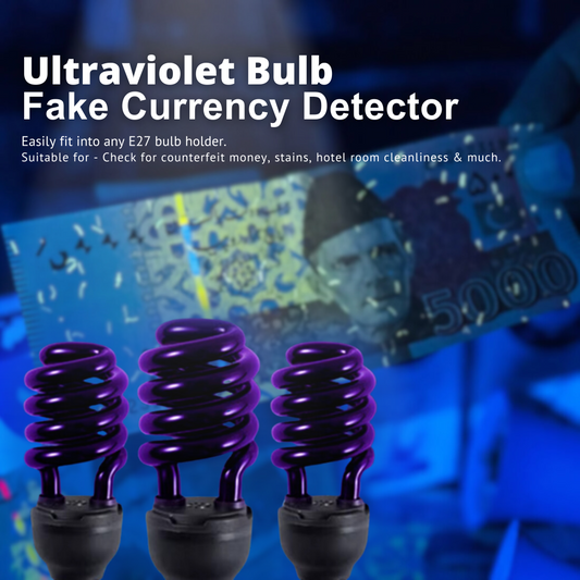 UV Fake Currency Note Checker Bulb