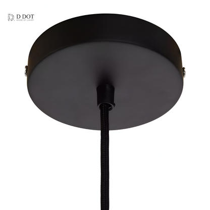 Black Cone Ceiling Lamp - Sleek Modern Lighting Fixture (1 Piece)