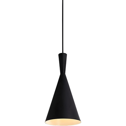 Black Cone Ceiling Lamp - Sleek Modern Lighting Fixture (1 Piece)