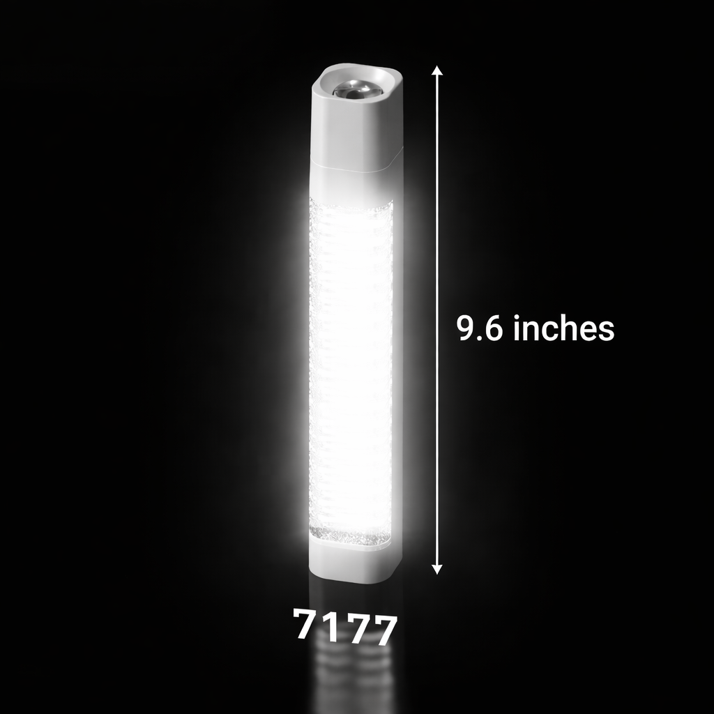 Modern rechargeable LED desk light 9.6 inches tall