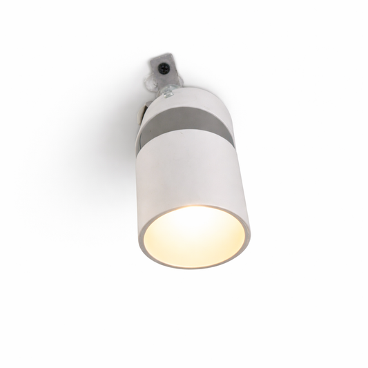 Modern LED downlight with warm golden glow ceiling mount