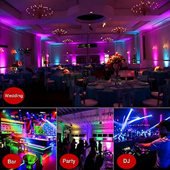 18 LED Multi Color Stage Light with Remote Control