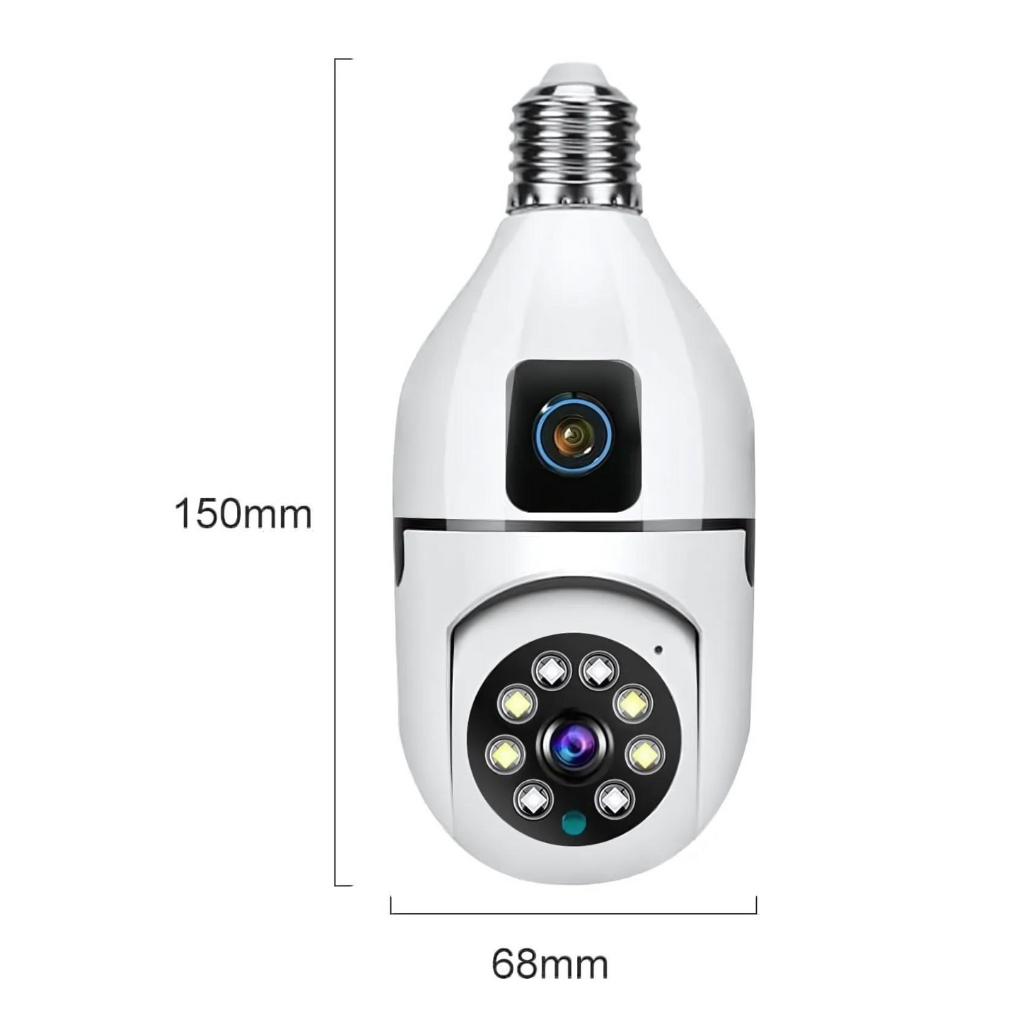 Smart Dual-Lens 360° Motion Detection Camera