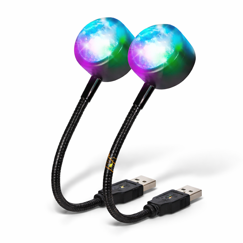 Plug and play RGB ambient light for car dashboard