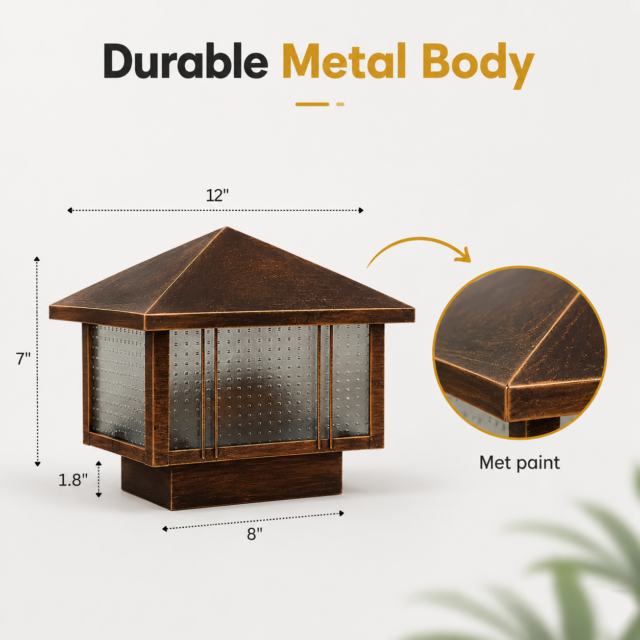 Garden shed with dimensions and material details on a white background