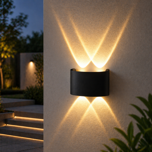 2+2 up and down outdoor LED wall light modern design