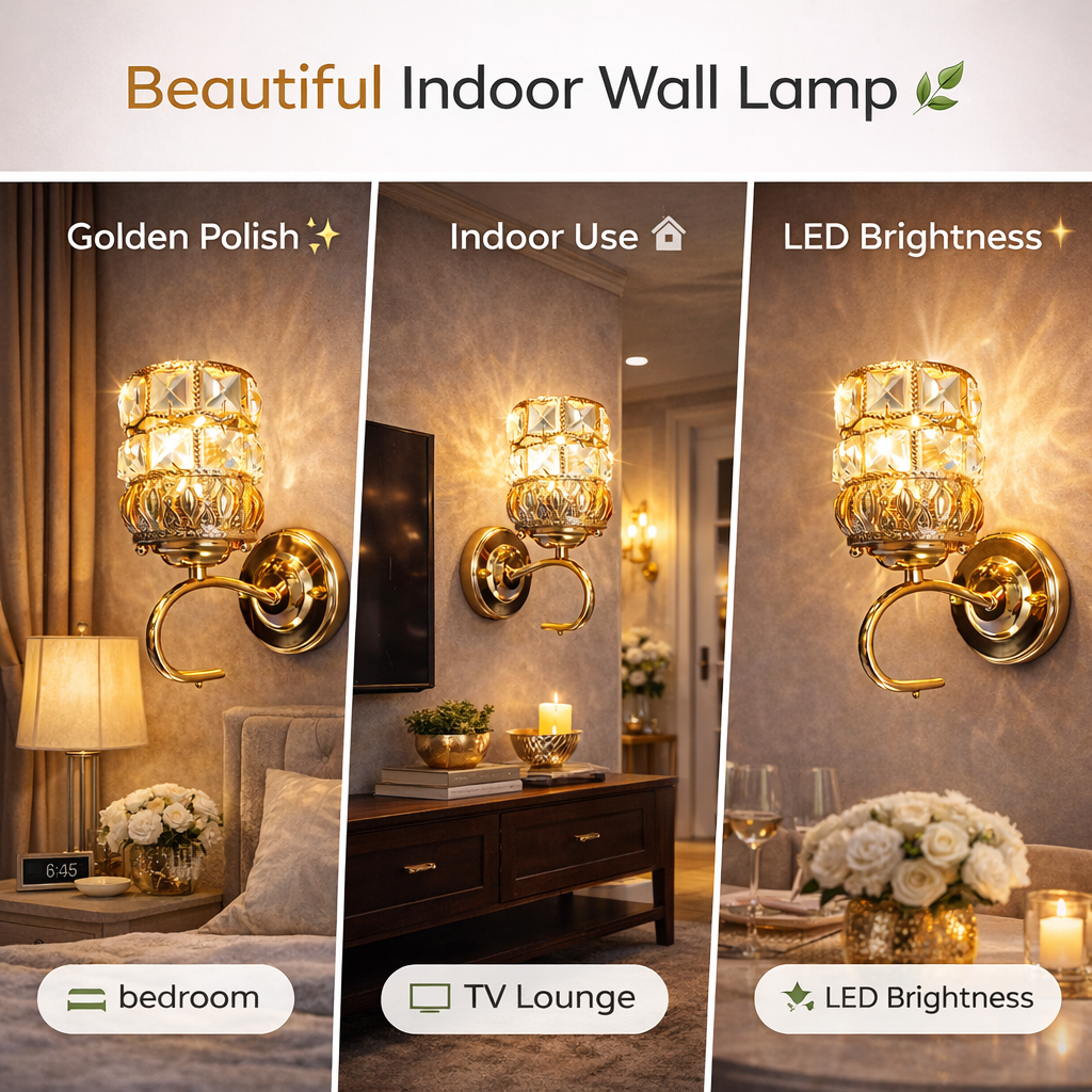 modern wall sconce installed above sofa with warm ambient glow